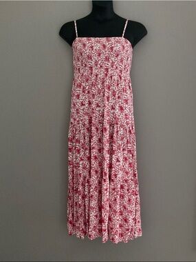 Steve Maden Pink and White Sleeveless Dress.